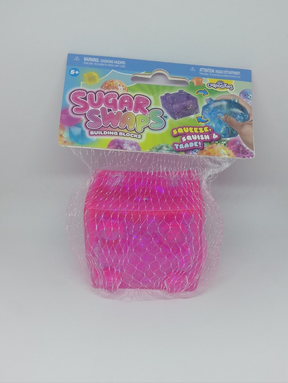 Sugar Swaps Pink Squeeze Toy Building Blocks